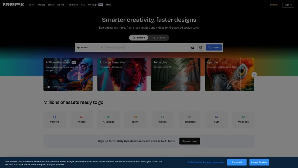 Freepik | Create great designs, faster